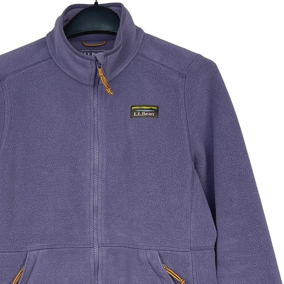 L.L. Bean Jackets & Blazers - LL Bean Womens Petite S Purple Mountain Classic Full Zip Fleece Jacket 505339